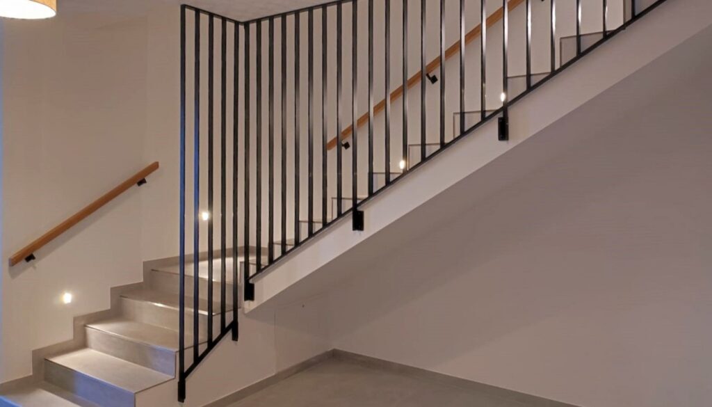Harfengeländer klare Linien für Treppe, Balkon und Galerie